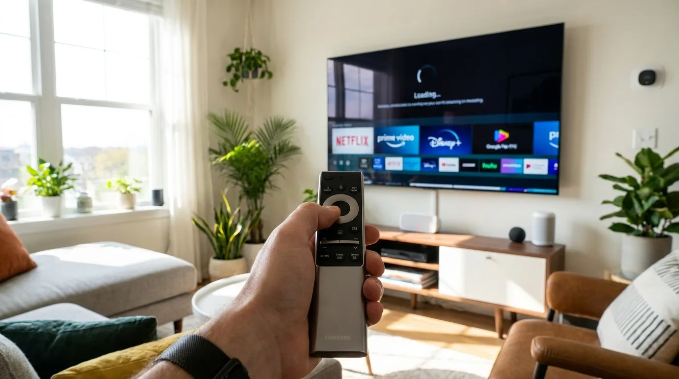 IPTV Smarters Pro Samsung Smart TV navigation à la télécommande